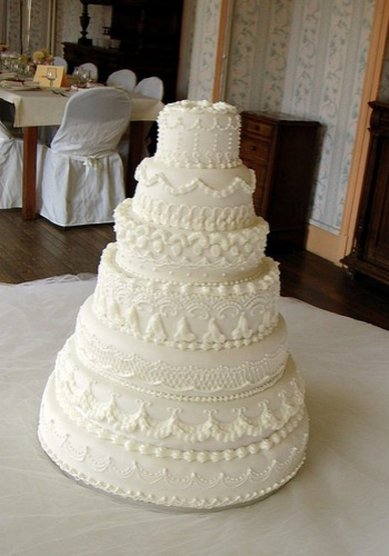 Свадебный торт B76714 - Кондитерская студия Biscotto