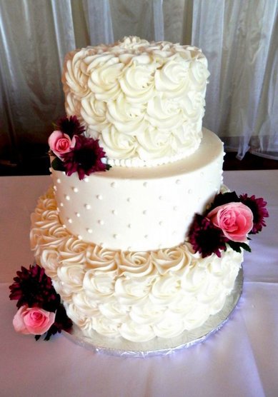 Свадебный торт B76724 - Кондитерская студия Biscotto