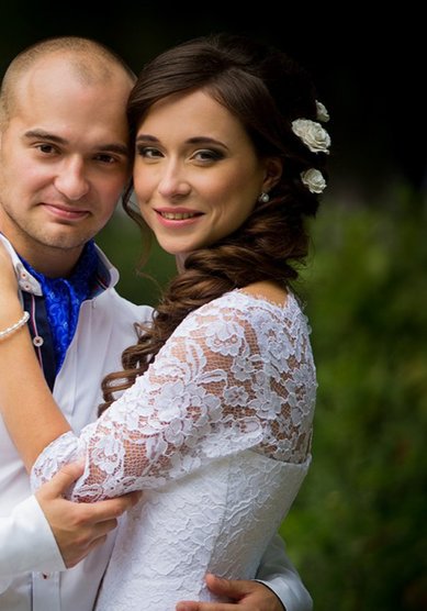 Прическа на свадьбу Е18486 - Стилист Елена Шегай