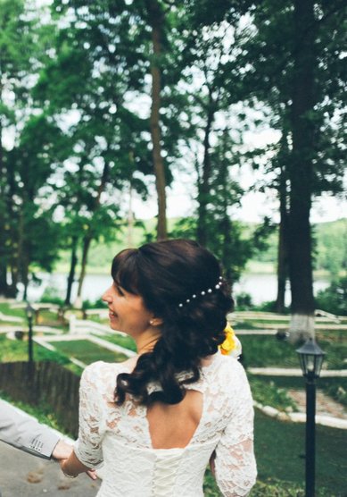 Прическа на свадьбу Е18490 - Стилист Елена Шегай