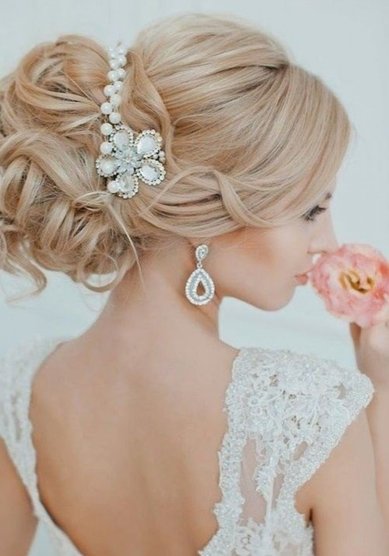 Свадебная прическа М19461 - Стилист-визажист Екатерина Морозова