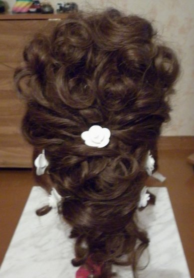 Прическа на свадьбу М19472 - Стилист-визажист Екатерина Морозова