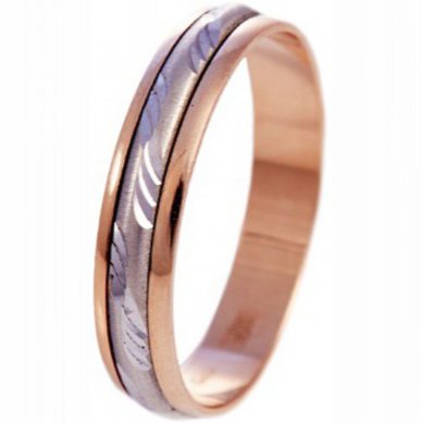 Обручальное кольцо к009-Т11163 - Ювелирный салон Тутанхамон