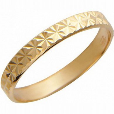 Обручальное кольцо 01О710024-Т11167 - Ювелирный салон Тутанхамон