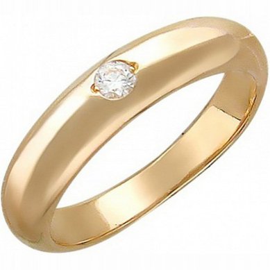 Обручальное кольцо 01О110044-Т11191 - Ювелирный салон Тутанхамон