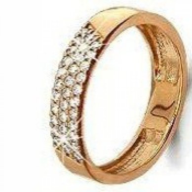 Обручальное кольцо 61675А-Т11195 - Ювелирный салон Тутанхамон