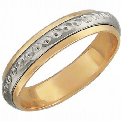 Обручальное кольцо 01О760175-Т11197 - Ювелирный салон Тутанхамон