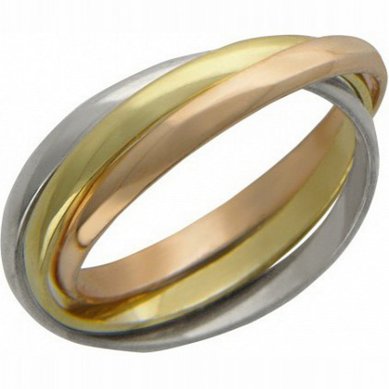 Обручальное кольцо 01О060022-Т11211 - Ювелирный салон Тутанхамон