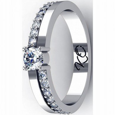 Помолвочное кольцо PMEX-1201-Т11231 - Ювелирный салон Тутанхамон