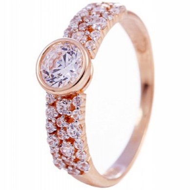 Помолвочное кольцо 3229-Т11243 - Ювелирный салон Тутанхамон