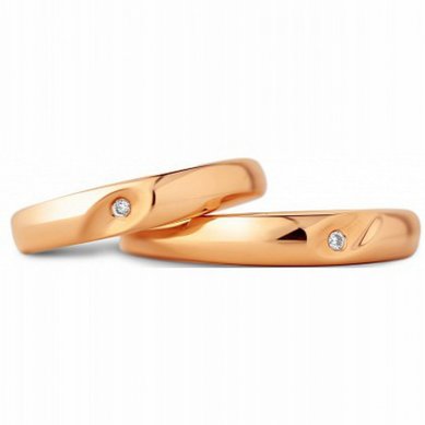 Обручальные кольца 1110102 | 1110102-Т11252 - Ювелирный салон Тутанхамон