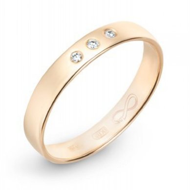 Обручальное кольцо М11270 - Ювелирный магазин Московский ювелирный завод