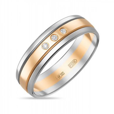 Обручальное кольцо М11280 - Ювелирный магазин Московский ювелирный завод