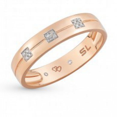 Обручальное кольцо S11316 - Ювелирный салон Sunlight в Туле