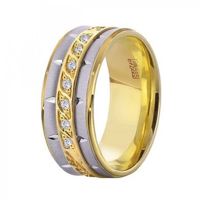 Обручальное кольцо 10-734-Ю14300 - Ювелирный магазин Юверос