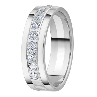 Обручальное кольцо 10-517-Б-Ю15338 - Ювелирный магазин Юверос