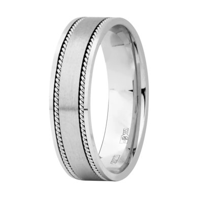Обручальное кольцо 10-502-Б-Ю15349 - Ювелирный магазин Юверос