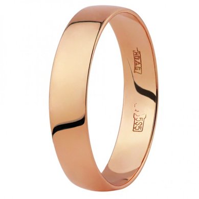 Обручальное кольцо 123000-1-К-Ю4423 - Ювелирный магазин Юверос