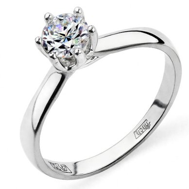Помолвочное кольцо 81221-Ю6029 - Ювелирный магазин Юверос