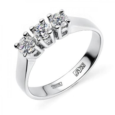 Помолвочное кольцо 81216-Ю6360 - Ювелирный магазин Юверос