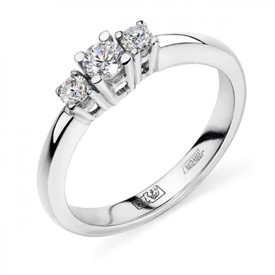 Помолвочное кольцо 81214-Ю6361 - Ювелирный магазин Юверос