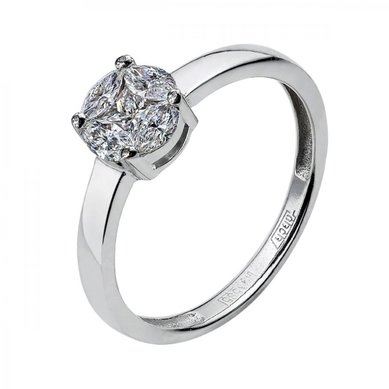 Помолвочное кольцо 81130-Ю6365 - Ювелирный магазин Юверос