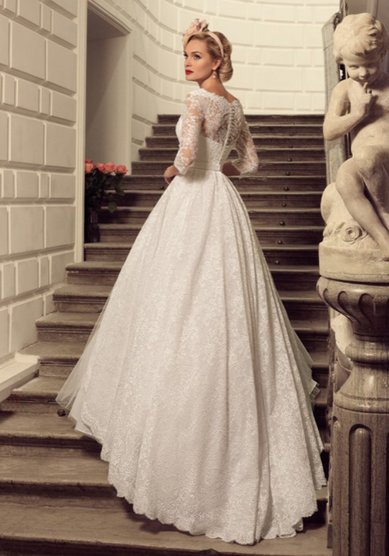 Свадебное платье Сивара-С57259 - Центр свадебного дизайна Свадебный мир