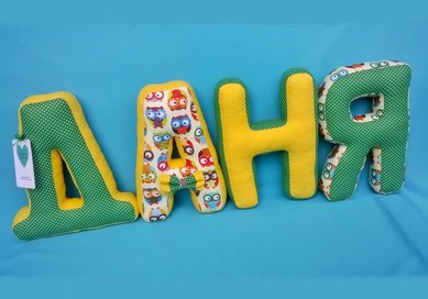 Мягкие буквы Л77250 - мастер Наталья Леонова